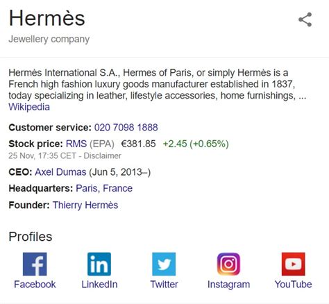 hermes contact details.